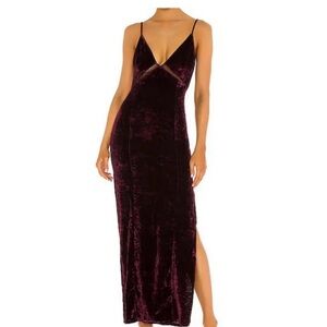 NEW free people intimately Elegant Velvet Maxi Dress size medium